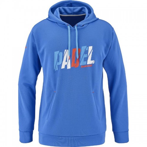 Babolat Padel Hood French Blue Sweatshirt Babolat Padel Hood French Blue Sweatshirt