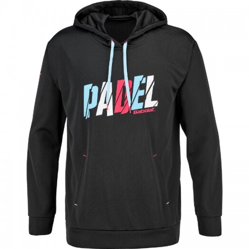Babolat Padel Hood Black Sweatshirt Babolat Padel Hood Black Sweatshirt