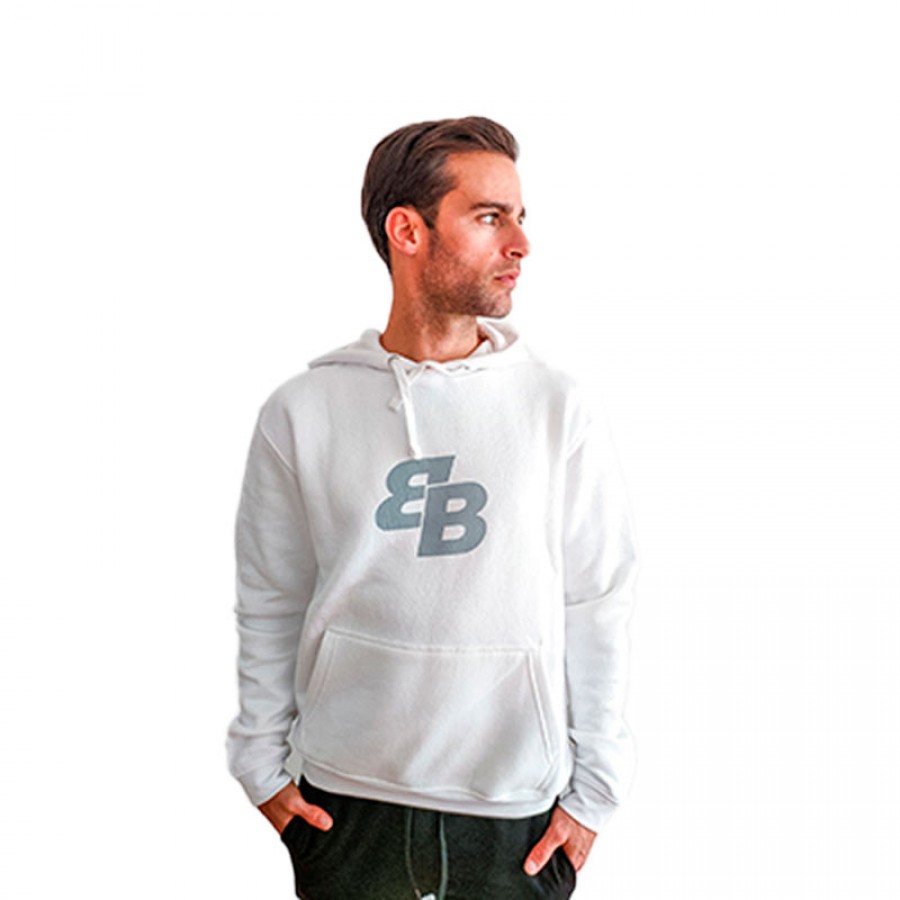 BB Unisex White Sweatshirt  PADELPOINT BB Unisex White Sweatshirt