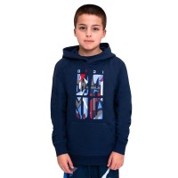 Bidi Badu New York Chill Blu Scuro Rosso Junior Felpa  Offerta + Economico