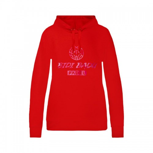 Sudadera Bidi Badu Omono Rojo Mujer Sudadera Bidi Badu Omono Rojo Mujer