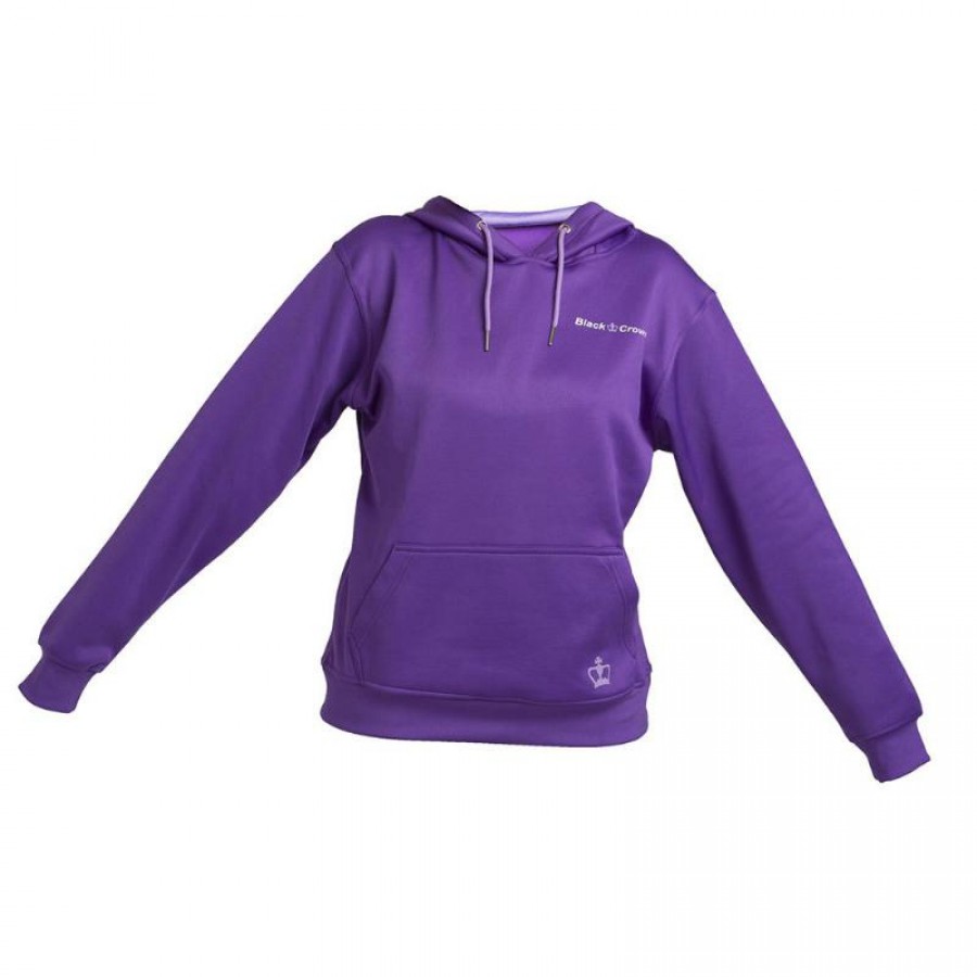 Sweat-shirt noir Crown Teide Purple PADELPOINT Sweat-shirt noir Crown Teide Purple