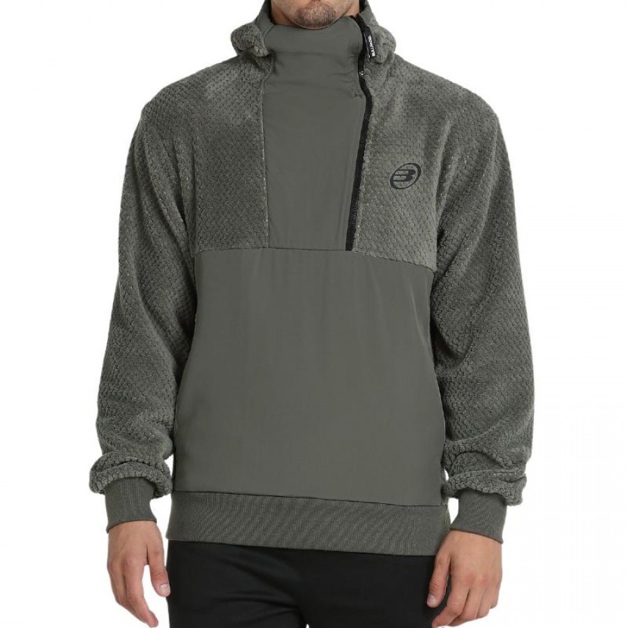 Sudadera Bullpadel Bobora Kaki  Oferta + Barato