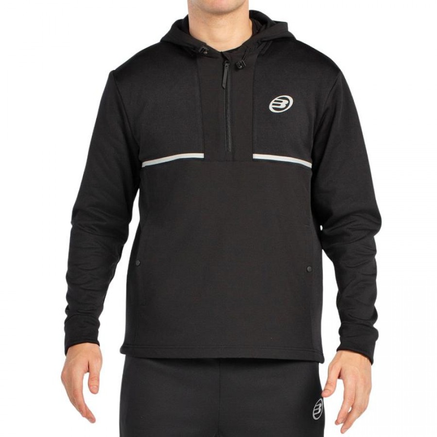 Sweat-shirt Bullpadel Buzas Noir  Offre - Pas cher