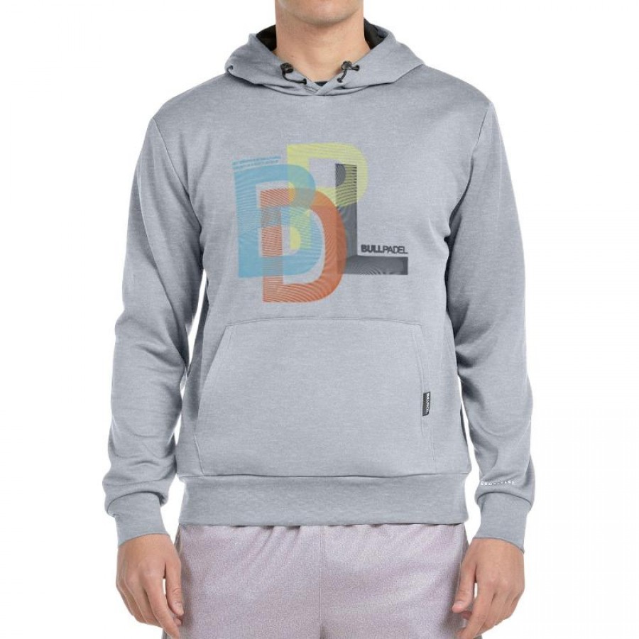 Sudadera Bullpadel Gondo Gris Medio Vigore  Oferta + Barato