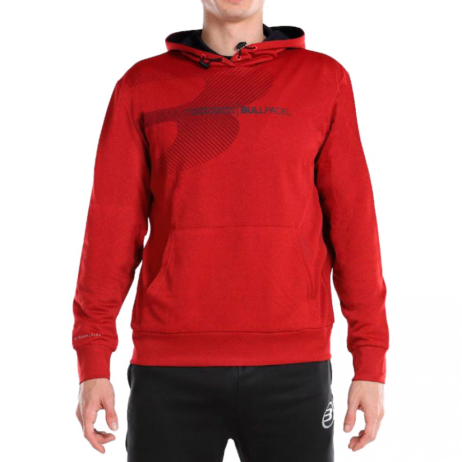 Sudadera Bullpadel Jaque Cereza Vigore  Oferta + Barato