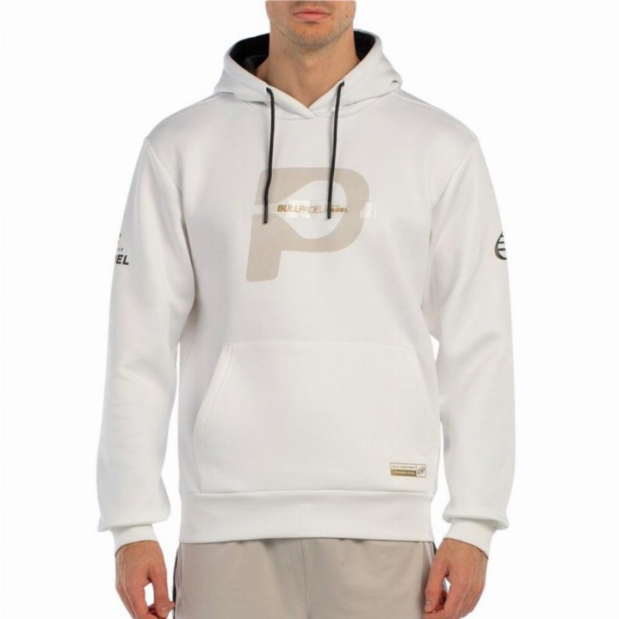 Sudadera Bullpadel Premier Padel Brota Blanco  Oferta + Barato