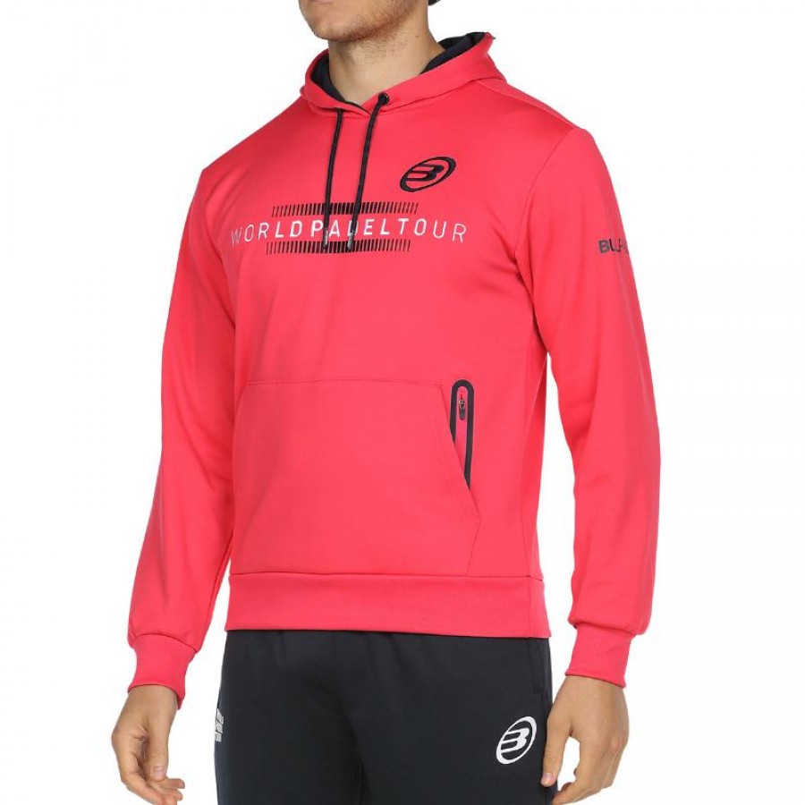 Felpa Bullpadel WPT Radu Carmesi Fluor