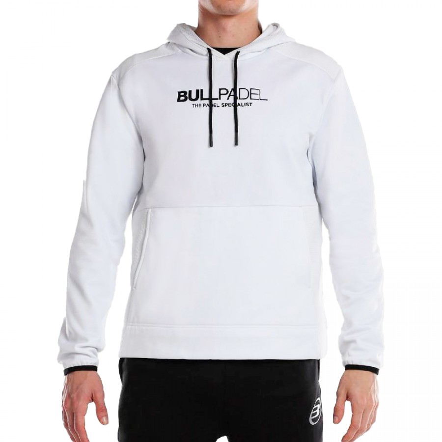 Sudadera Bullpadel Yambo Blanco  Oferta + Barato