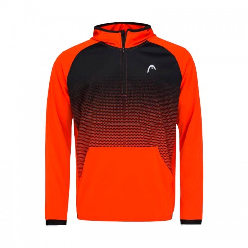 Sudadera Head TopSpin Mandarina Print Vision Junior Sudadera Head TopSpin Mandarina Print Vision Junior