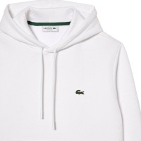 Lacoste Cotton White Sweatshirt