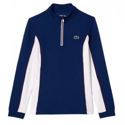 Lacoste Ultra Dry Navy Blue White Women''s Sweatshirt Lacoste Ultra Dry Navy Blue White Women''s Sweatshirt