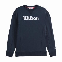 Wilson Parkside Crew Felpa blu navy  Offerta + Economico