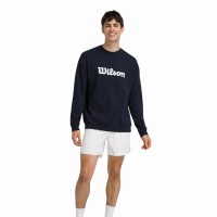 Wilson Parkside Crew Felpa blu navy  Offerta + Economico
