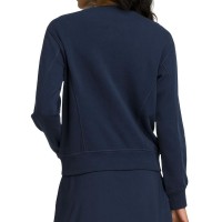 Sudadera Wilson Team Crew Azul Marino Mujer