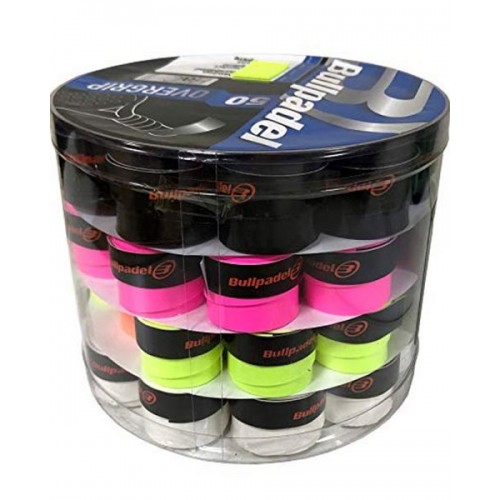 Tambor Bullpadel GB1604 Colores 50 Overgrips Tambor Bullpadel GB1604 Colores 50 Overgrips