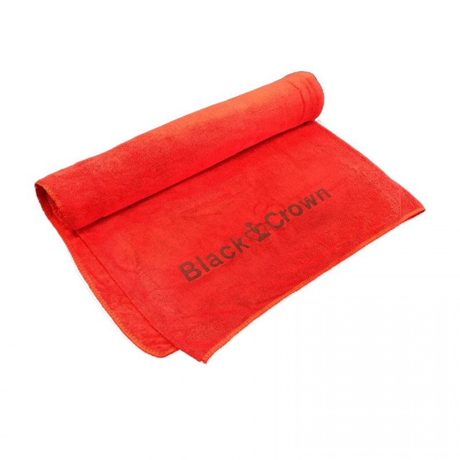 Asciugamano rosso corona nera  Offerta + Economico