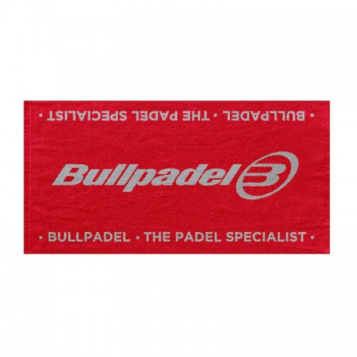 Toalla Bullpadel 100x50 Rojo Toalla Bullpadel 100x50 Rojo