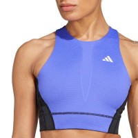 Top Adidas Pro Azul Cobalto Negro Mujer  Oferta + Barato