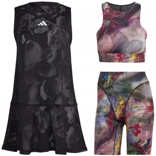 Adidas Melbourne Multicolored Black Dress Adidas Melbourne Multicolored Black Dress