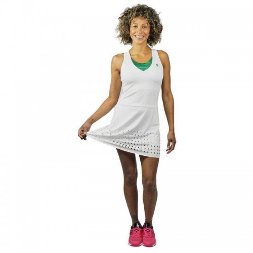 Cartri Menfis Dress White Green Cartri Menfis Dress White Green