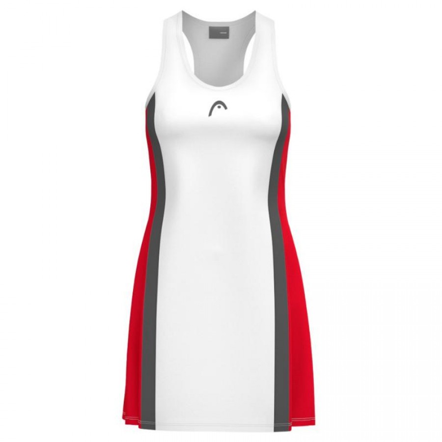 Vestido Head Club 25 Rojo Blanco  Oferta + Barato