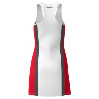 Vestido Head Club 25 Rojo Blanco  Oferta + Barato