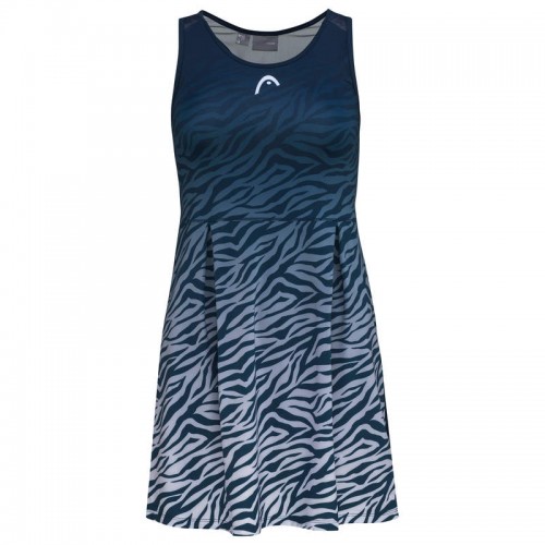 Head Spirit Dark Blue Print Dress Head Spirit Dark Blue Print Dress