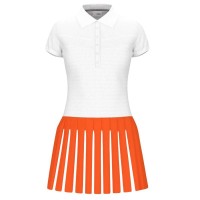 Vestido Head Vogue Blanco Naranja  Oferta + Barato