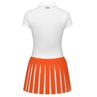 Vestido Head Vogue Blanco Naranja  Oferta + Barato