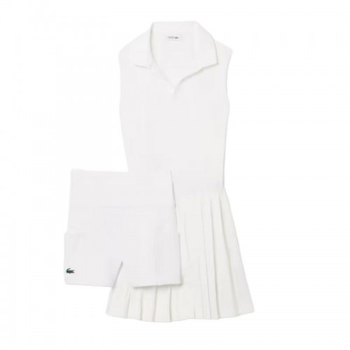 Vestido Lacoste Heritage Ultra Dry Blanco