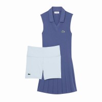 Vestido Lacoste Tenis Violeta Azul Claro  Oferta + Barato