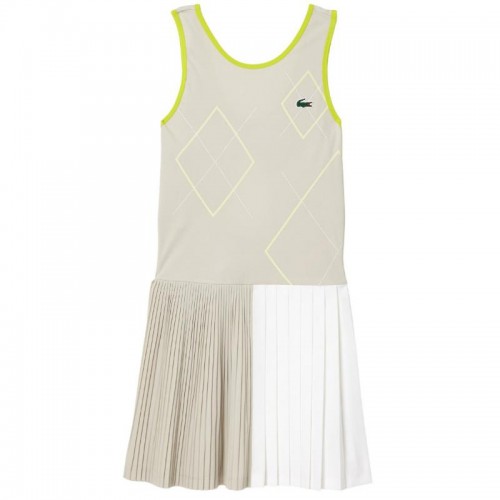 Lacoste Ultra Dry Dress Gray White Yellow Lacoste Ultra Dry Dress Gray White Yellow
