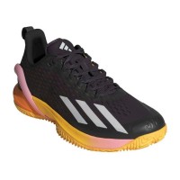 Adidas Adizero Cybersonic Shoes Black Silver Orange  PADELPOINT Adidas Adizero Cybersonic Shoes Black Silver Orange