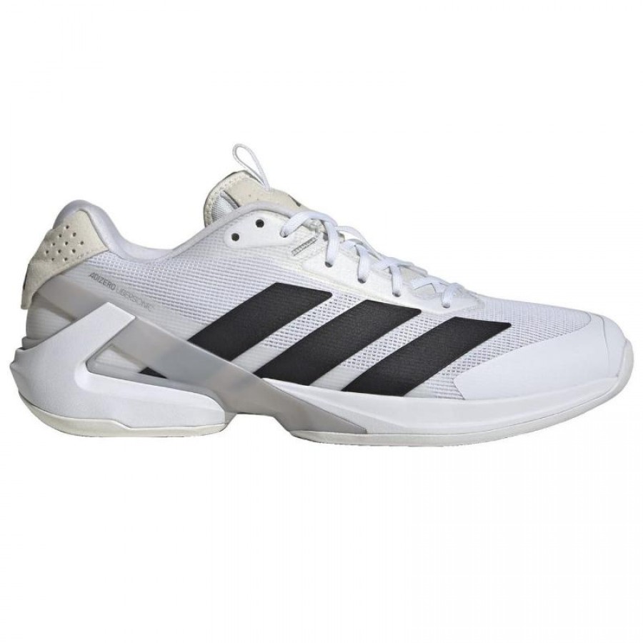 Tênis Adidas Adizero Ubersonic 5 Branco Preto Cinza  Oferta + Barato