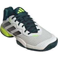 Adidas Barricade K Branco Preto Verde Júnior Tênis  Oferta + Barato