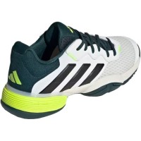 Adidas Barricade K Branco Preto Verde Júnior Tênis  Oferta + Barato