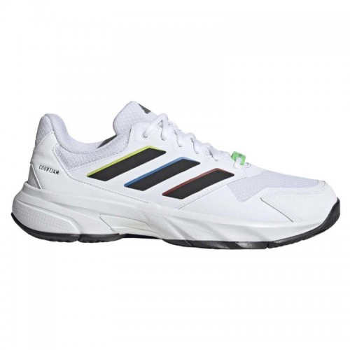Zapatillas de Padel Adidas CourtJam Control 3 Blanco