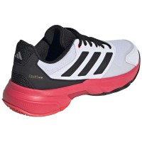 Adidas CourtJam Control 3 Bianco Nero Rosso Sneakers  Offerta + Economico