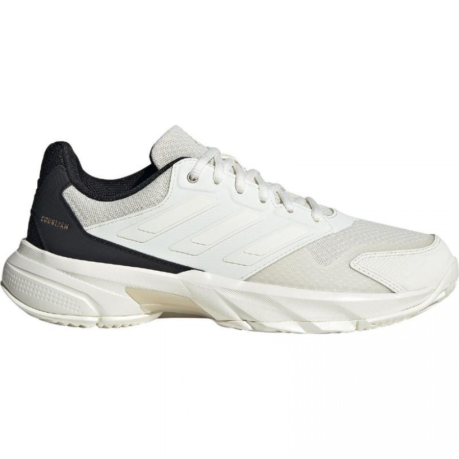 Adidas CourtJam Control 3 Off-White Women''s Sneakers  Offer + Cheap