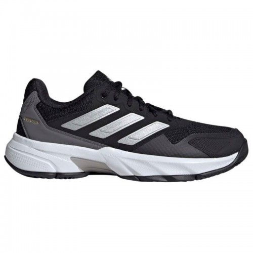 Adidas CourtJam Control 3 Black Silver Grey Women''s Shoes Adidas CourtJam Control 3 Black Silver Grey Women''s Shoes