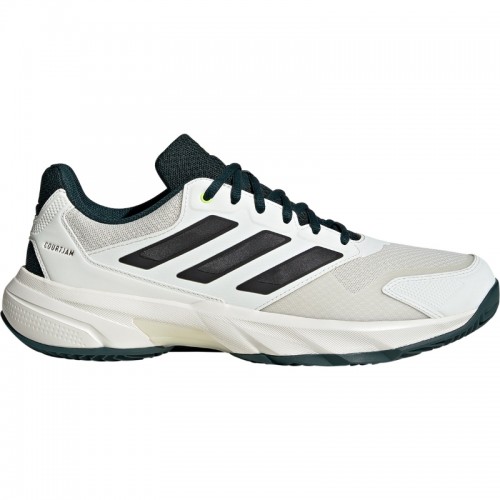 Adidas CourtJam Control Clay White Black Green Sneakers Adidas CourtJam Control Clay White Black Green Sneakers