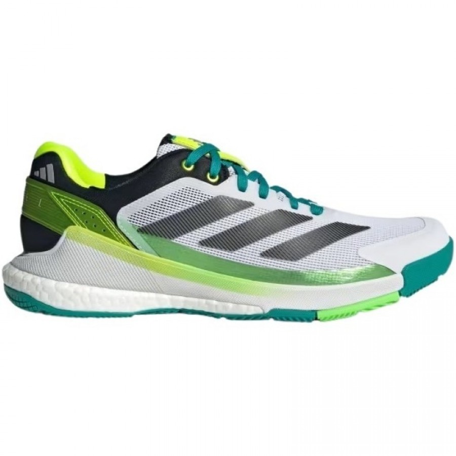 Adidas Crazyquick Boost Padel White Black Green Sneakers  Offer + Cheap