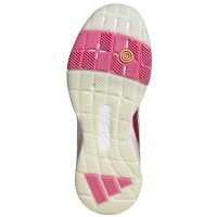 Tênis Adidas Crazyquick Boost Padel Branco Prata Rosa Feminino  Oferta + Barato