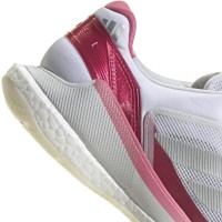 Tênis Adidas Crazyquick Boost Padel Branco Prata Rosa Feminino  Oferta + Barato