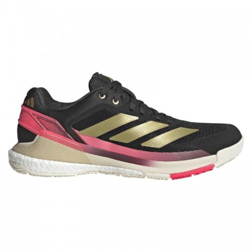 Zapatillas de Padel Adidas Crazyquick Boost Padel Negro Oro Rosa