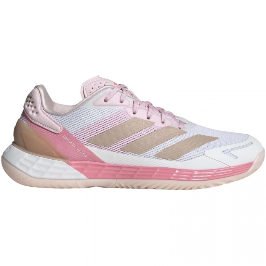 Adidas Defiant Speed 2 Pearl White Sneakers Pink Women  Offer + Cheap