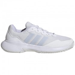 Zapatillas de Padel Adidas GameCourt 2 Blanco Azul Celeste Mujer