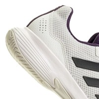 Adidas GameCourt 2 White Purple Aurora Sneakers  Offer + Cheap