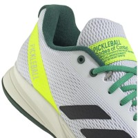 Adidas Pickleball Courtflash White Black Green Sneakers